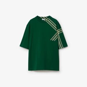 Burberry T-shirt Men Medium Size Green Authentic